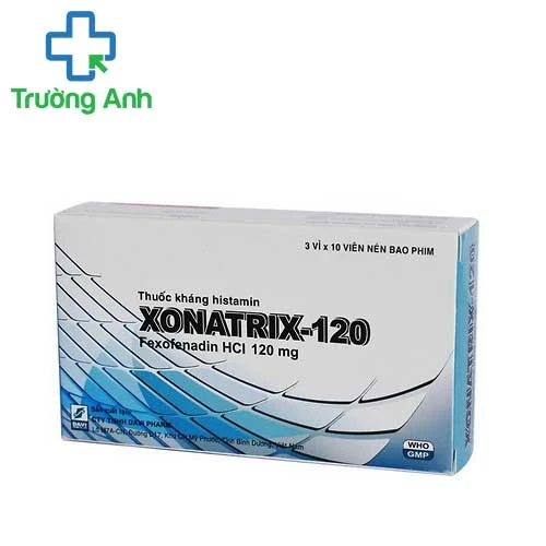 Xonatrix-120 - Thuốc trị viêm mũi dị ứng theo mùa của Davipharm