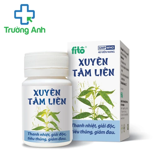 Xuyên Tâm Liên Fitô - Thanh nhiệt, giải độc, giảm đau, tiêu thũng