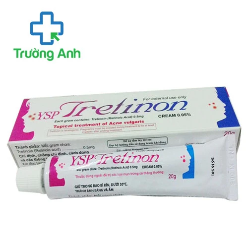 YSP Tretinon cream 0.05% - Thuốc trị mụn trứng cá của Malaysia