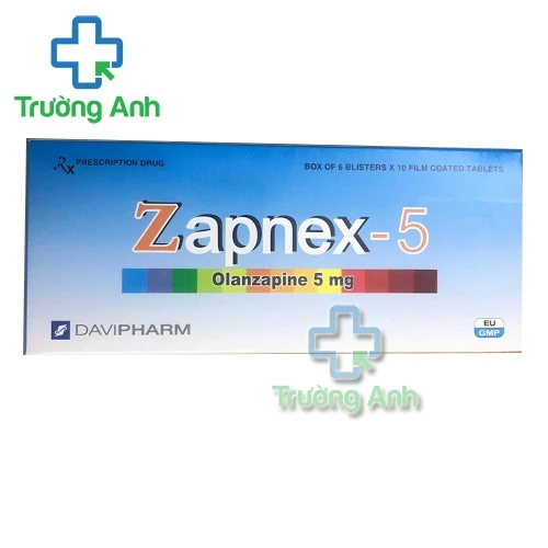 Zapnex-5 - Thuốc điều trị tâm thần phân liệt của Davipharm
