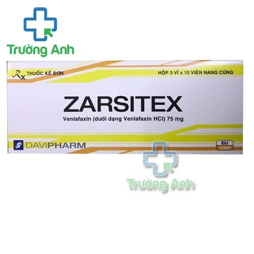Zarsitex 75mg - Thuốc điều trị rối loạn tâm thần hiệu quả