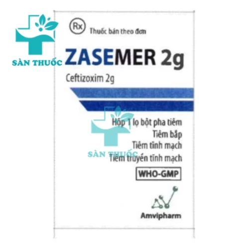 Zasemer 2g Amvipharm - Thuốc điều trị các bệnh nhiễm khuẩn nặng