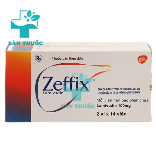 Zeffix 100mg - Thuốc điều trị viêm gan siêu vi B hiệu quả của Anh