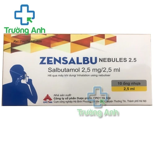 Zensalbu Nebules 2.5 - Thuốc điều trị hen cấp tính hiệu quả