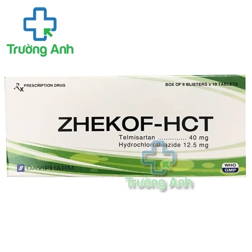 Zhekof-HCT - Thuốc điều trị cao huyết áp hiệu quả của Davipharm