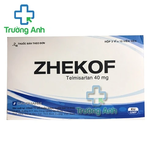 Zhekof - Thuốc điều trị bệnh tăng huyết áp hiệu quả của Davipharm