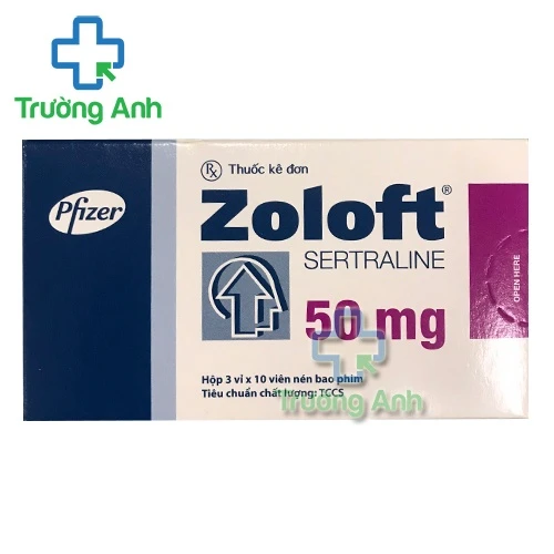 Zoloft 50mg Pfizer - Thuốc điều trị trầm cảm hiệu quả