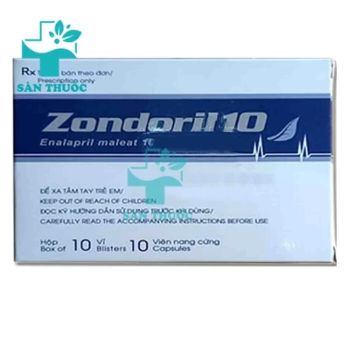 Zondoril 10 - Thuốc điều trị chứng tăng huyết áp của Hataphar