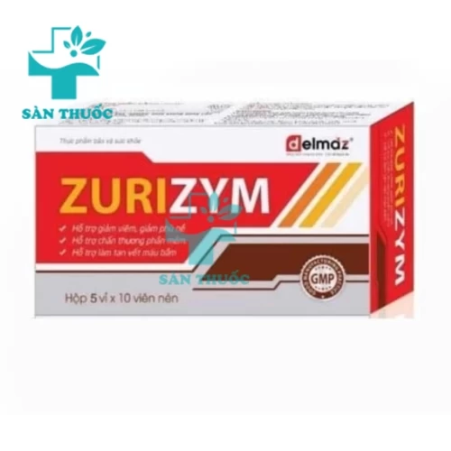 Zurizym Dolexphar - Giúp giảm phù nề, sưng viêm hiệu quả