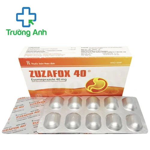 Zuzafox 40 - Thuốc điều trị viêm loét dạ dày, tá tràng hiệu quả