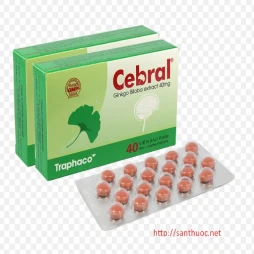 Cebral 40mg - Thuốc điều trị thiểu năng tuần hoàn não hiệu quả