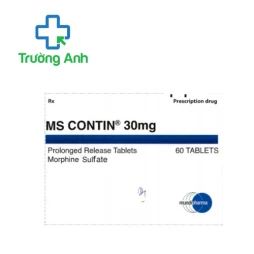MS CONTIN 30mg - Thuốc giảm đau, tê liệt hiệu quả của Anh