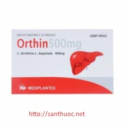  Orthin 500mg - Thuốc giúp điều trị viêm gan, xơ gan hiệu quả