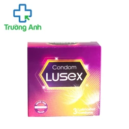 Bao cao su Lusex (hộp 3 cái) - Bao cao su siêu mỏng, có gai