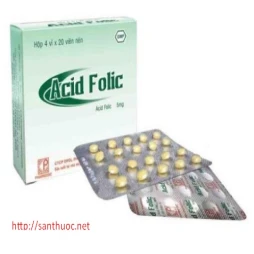 Acid Folic 5mg - Thuốc bổ sung chất khoáng cho cơ thể hiệu quả