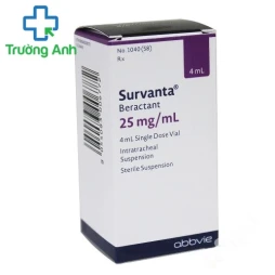 Survanta 25mg/ml 4ml - Thuốc phòng và điều trị suy hô hấp hiệu quả của USA