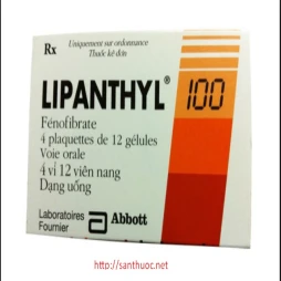 Lipanthyl 100mg - Thuốc giảm mỡ máu hiệu quả của Pháp