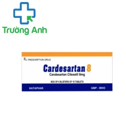 Cardesartan 8 - Thuốc điều trị tăng huyết áp của Hataphar