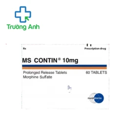 MS CONTIN 10mg - Thuốc giảm đau, gây mê hiệu quả của Anh