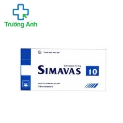 Simavas 10 - Thuốc hạ mỡ máu hiệu quả của Pymepharco