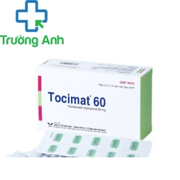 Tocimat 60 - Thuốc điều trị viêm mũi dị ứng, mề đay của Bình Định