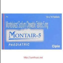 Montair 5mg - Thuốc giúp điều trị các bệnh đường hô hấp hiệu quả của Ấn Độ