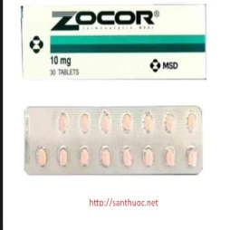 Zocor 10mg - Thuốc điều trị mỡ máu hiệu quả