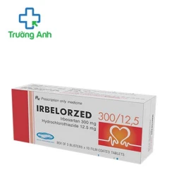 Irbelorzed 300/12.5 - Thuốc điều trị tăng huyết áp của Savipharm