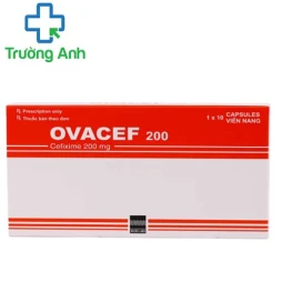 Ovacef 200 - Thuốc chống nhiễm khuẩn, kháng virus của Ấn Độ