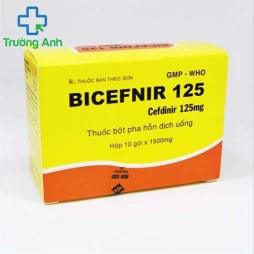 BICEFNIR 125 MG - Thuốc điều trị nhiễm khuẩn thể nhẹ của VIDIPHA