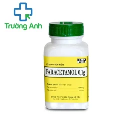 Paracetamol 0,1g Hataphar - Thuốc giảm đau, hạ sốt hiệu quả