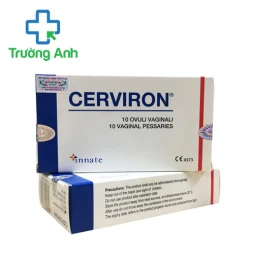 Cerviron - Viên đặt âm đạo ngừa viêm nhiễm, khí hư của Italia