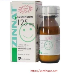 Zinnat 125mg/5ml 50ml - Thuốc điều trị nhiễm khuẩn hiệu quả