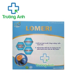 Lomeri - Thực phẩm tăng cường tuần hoàn máu não hiệu quả