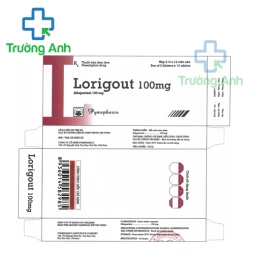 Lorigout 100mg - Thuốc điều trị tăng acid uric máu của Pymepharco