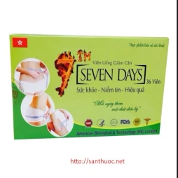 Viên uống giảm cân Seven Days - Thực phẩm chức năng giúp giảm cân hiệu quả