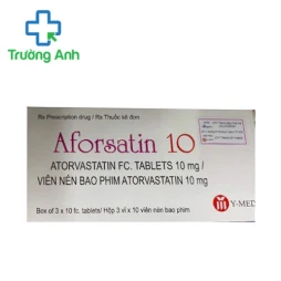 Aforsatin 10 - Thuốc điều trị mỡ máu cao của Ấn Độ