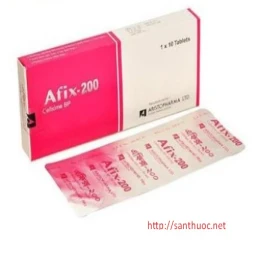 Afix 200mg - Thuốc kháng sinh hiệu quả
