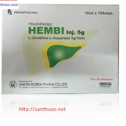 Hembi Inj.5g/10ml - Thuốc giúp điều trị hôn mê gan hiệu quả