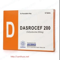 Dasrocef 200mg - Thuốc điều trị nhiễm khuẩn hiệu quả của Ấn Độ