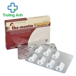 Iba-Mentin 1000mg/62.5mg - Thuốc điều trị nhiễm khuẩn của Pharbaco