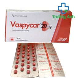 Vaspycar 20mg - Thuốc điều trị đau thắt ngực của Pymepharco