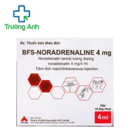 BFS-Noradrenaline 4mg - Thuốc điều trị tụt huyết áp, gây tê