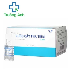 Nước cất pha tiêm 5ml Bidiphar - Dung môi hòa tan các thuốc tiêm dạng rắn