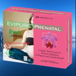 EVIPURE PRENATAL - Giúp bổ sung vitamin và khoáng chất cho cơ thể hiệu quả