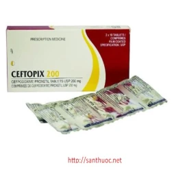 Ceftopix Tab.200mg - Thuốc kháng sinh hiệu quả