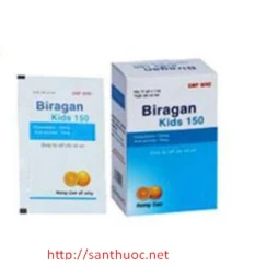 Biragan Kid Sac.150 - Thuốc giúp giảm đau, hạ sốt hiệu quả