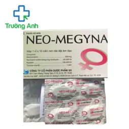 Neo-Megyna - Viên đặt phụ khoa điều trị viêm nhiễm của F.T.PHARMA