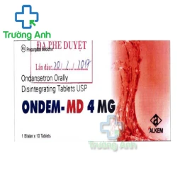 Ondem - MD 4mg - Thuốc phòng buồn nôn và nôn mửa hiệu quả