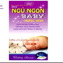 Ngủ ngon baby Hưng Anh 100ml - Giúp trẻ ngủ ngon hiệu quả